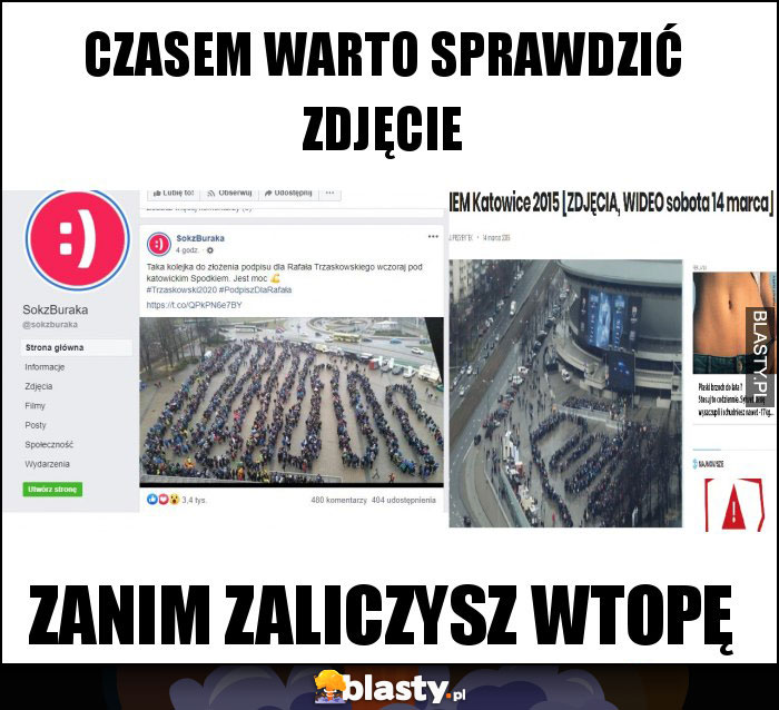 Czasem warto sprawdzić zdjęcie