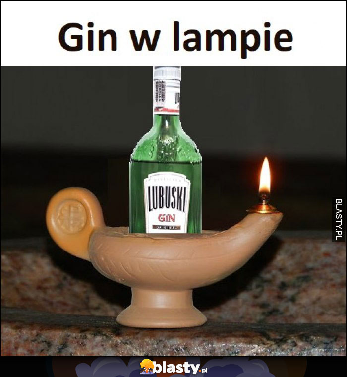 Gin w lampie