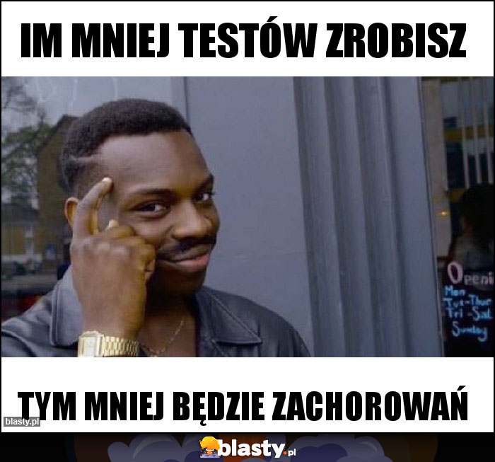 IM mniej testów zrobisz