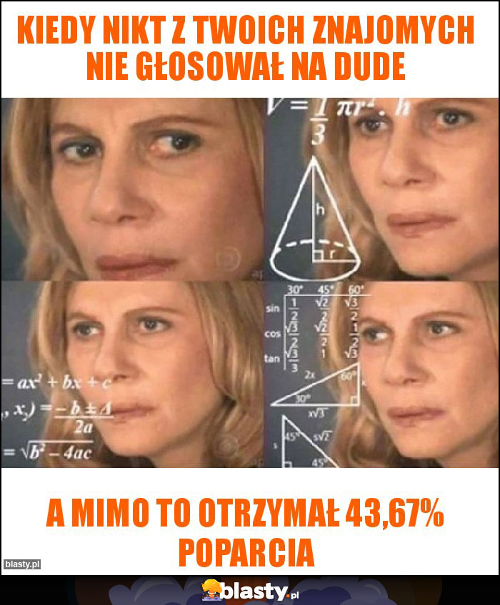 Kiedy nikt z twoich znajomych nie głosował na dude