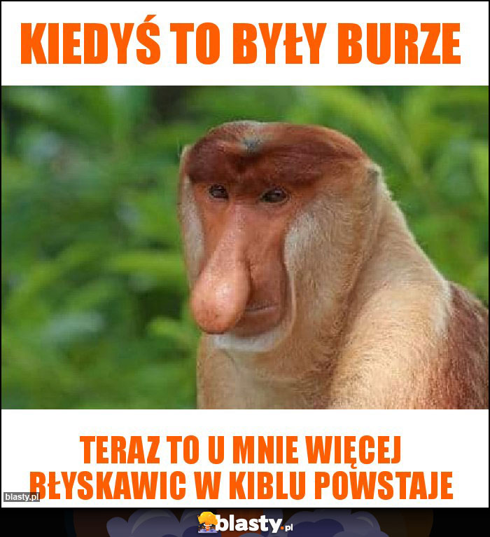 Kiedyś to były burze