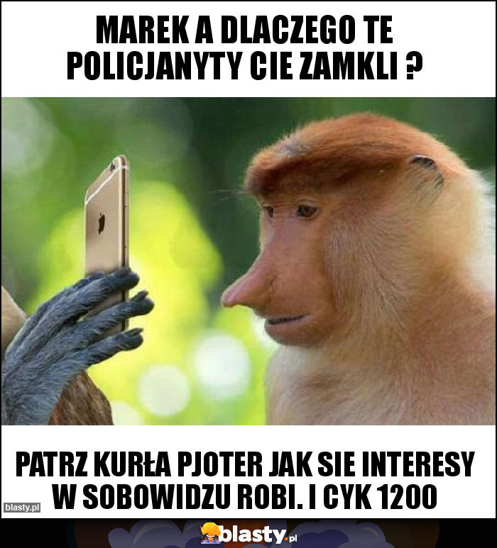 Marek a dlaczego te policjanyty cie zamkli ?