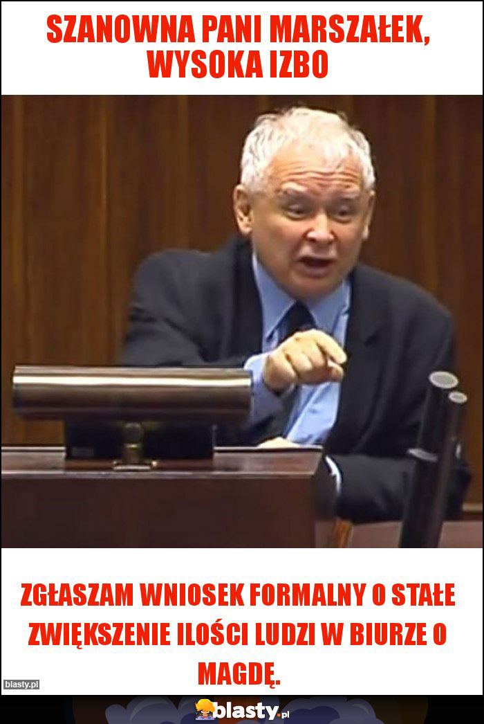 Szanowna Pani Marszałek, Wysoka Izbo