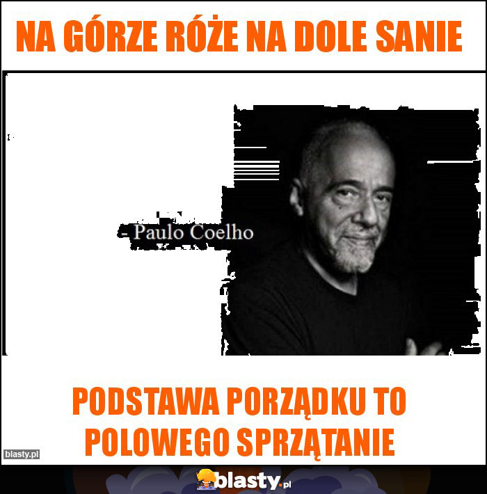 Na górze róże na dole sanie