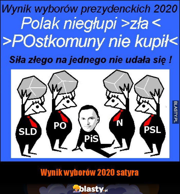 Wynik wyborów 2020 satyra