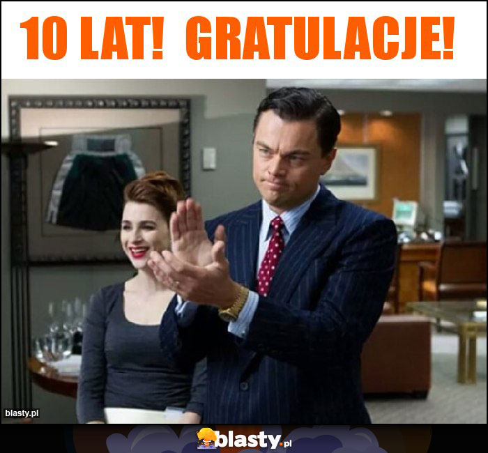 10 lat!  Gratulacje!