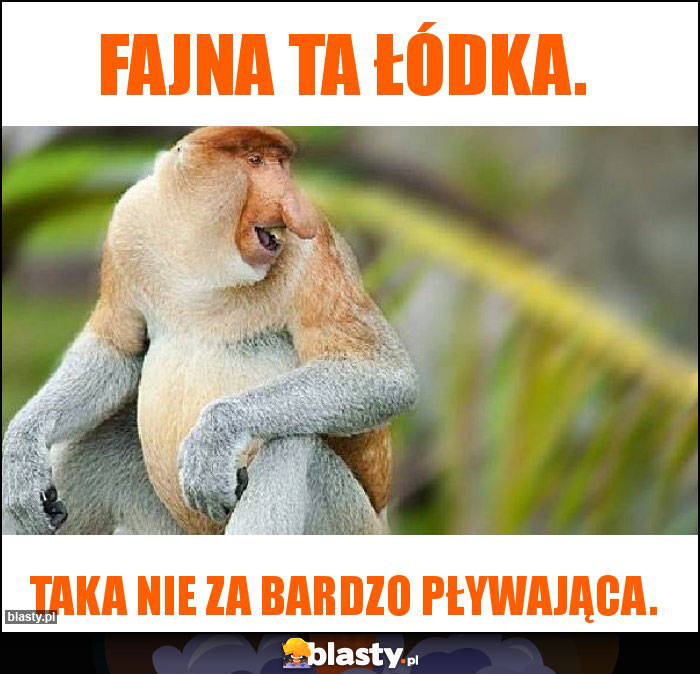 Fajna ta łódka.