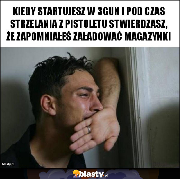 Kiedy startujesz w 3gun i pod czas strzelania z pistoletu stwierdzasz, że zapomniałeś załadować magazynki