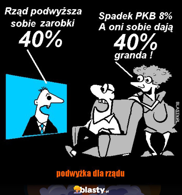 podwyżka dla rządu