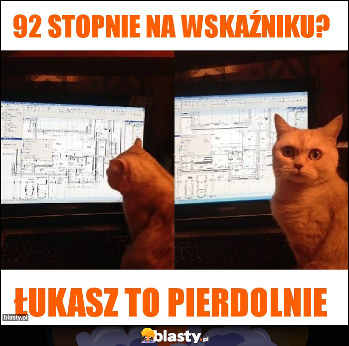 92 stopnie na wskaźniku?