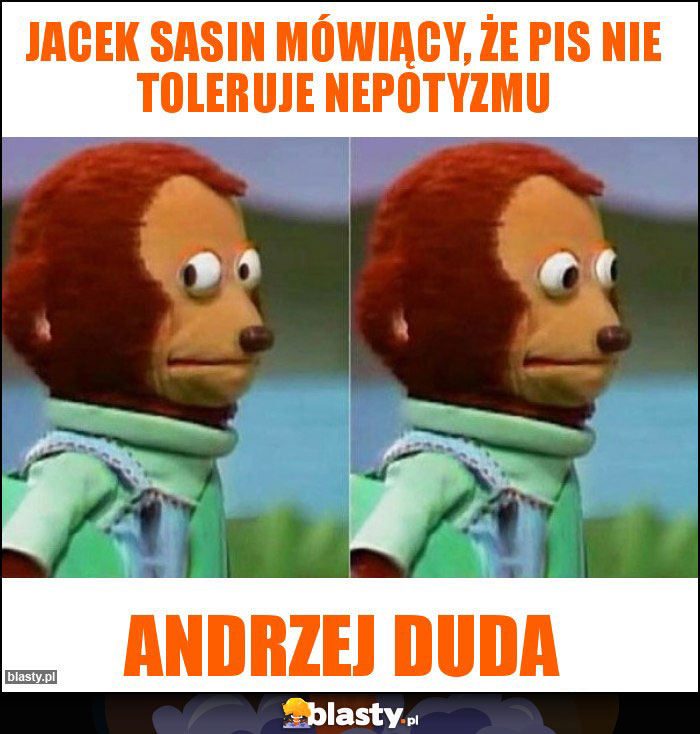 Jacek Sasin mówiący, że PiS nie toleruje nepotyzmu