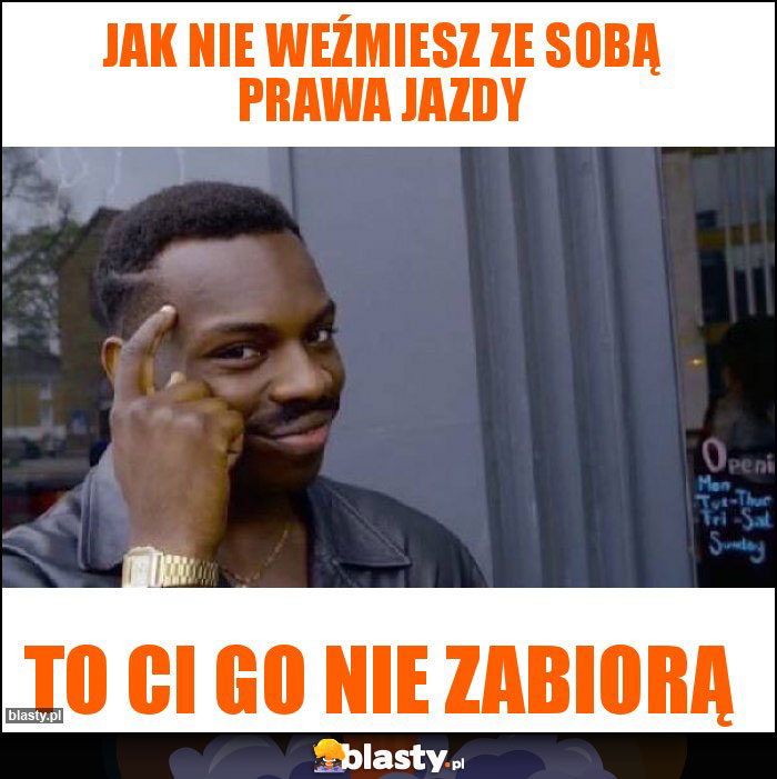 Jak nie weźmiesz ze sobą prawa jazdy