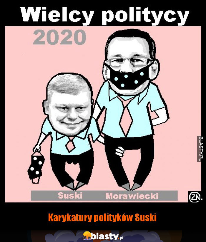 Karykatury polityków Suski