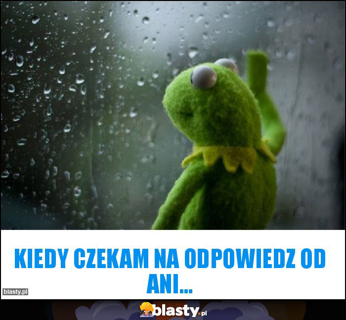 Kiedy czekam na odpowiedz od Ani...