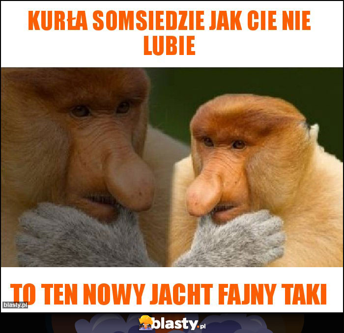 Kurła somsiedzie jak Cie nie lubie