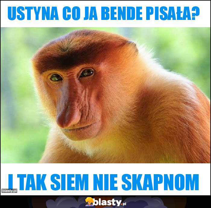 Ustyna Co ja bende pisała?