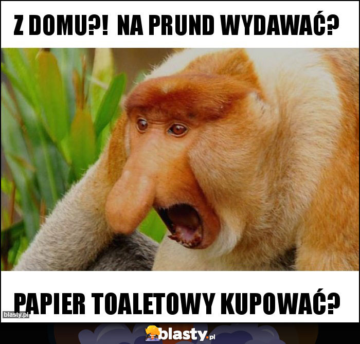 Z domu?!  Na prund wydawać?