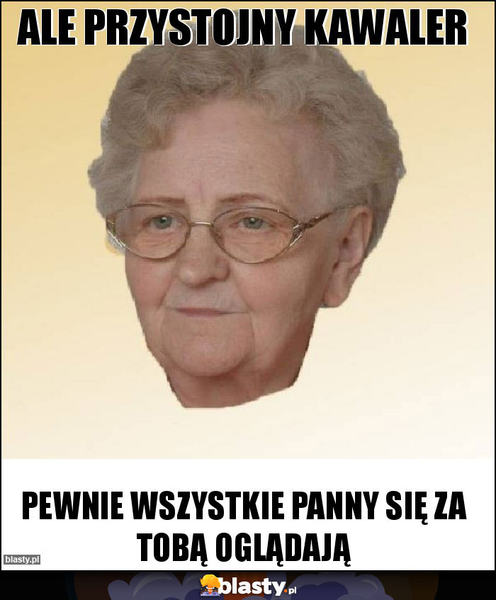 ale przystojny kawaler