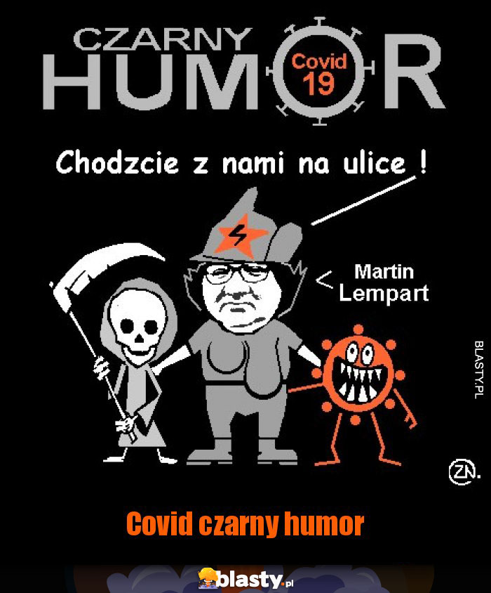 Covid czarny humor