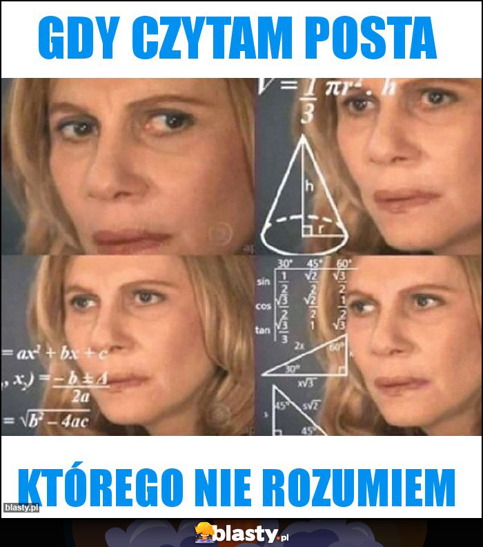 Gdy czytam posta