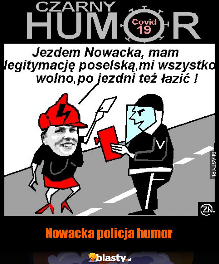 Nowacka policja humor