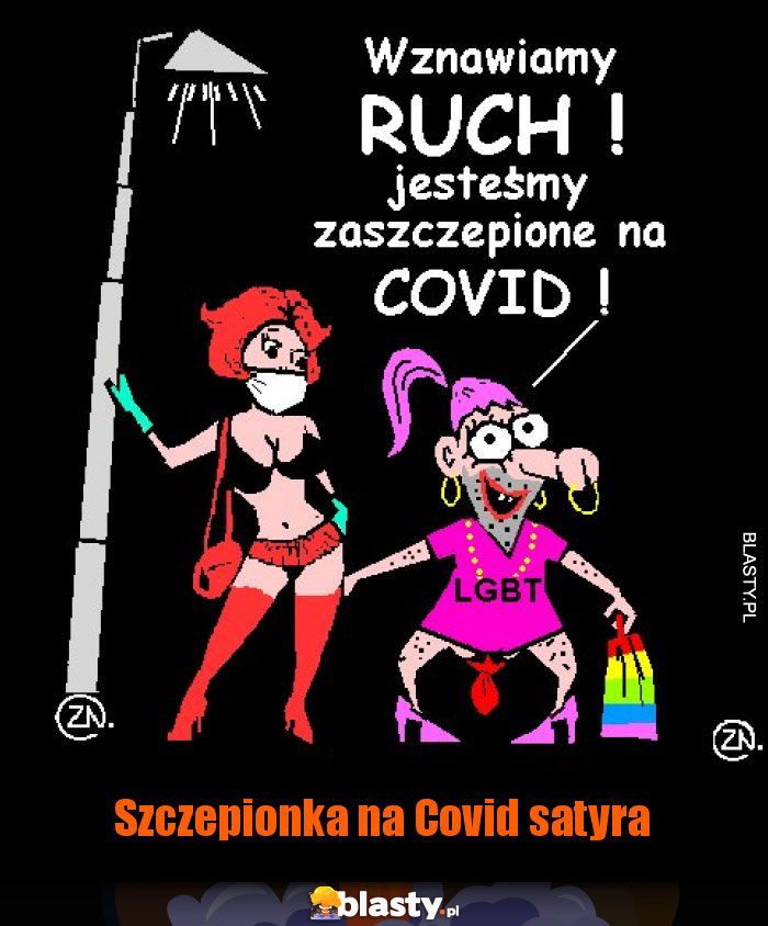 Szczepionka na Covid satyra