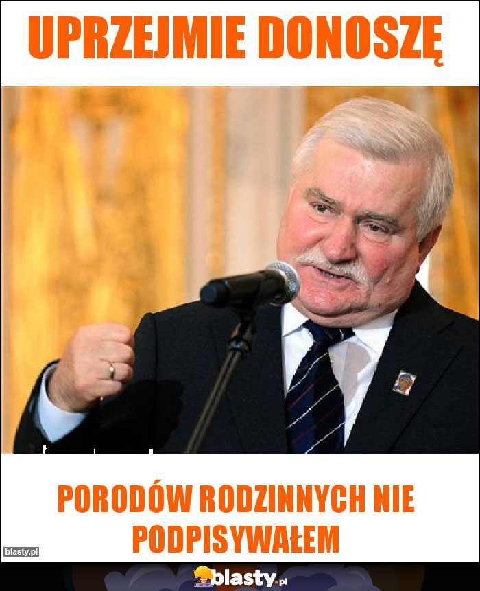 Uprzejmie donoszę