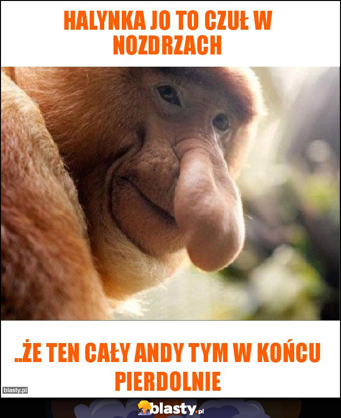 HALYNKA JO TO CZUŁ W NOZDRZACH