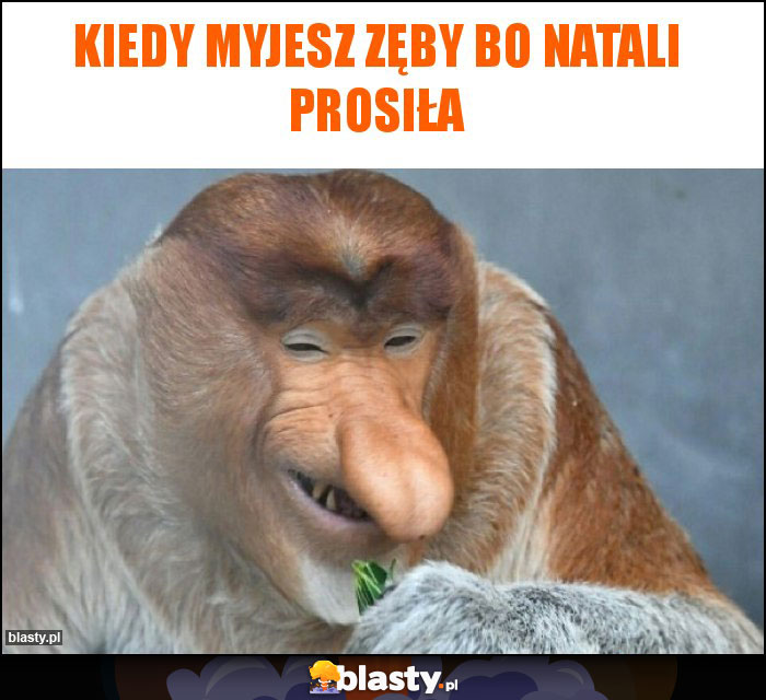 Kiedy myjesz zęby bo Natali prosiła