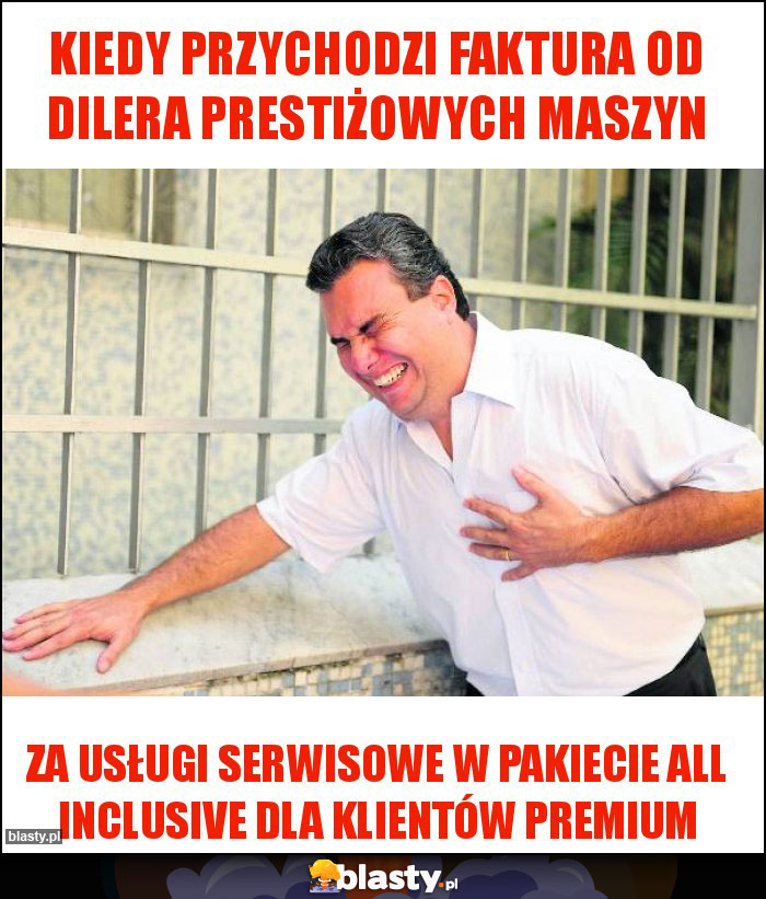 Kiedy przychodzi faktura od dilera prestiżowych maszyn