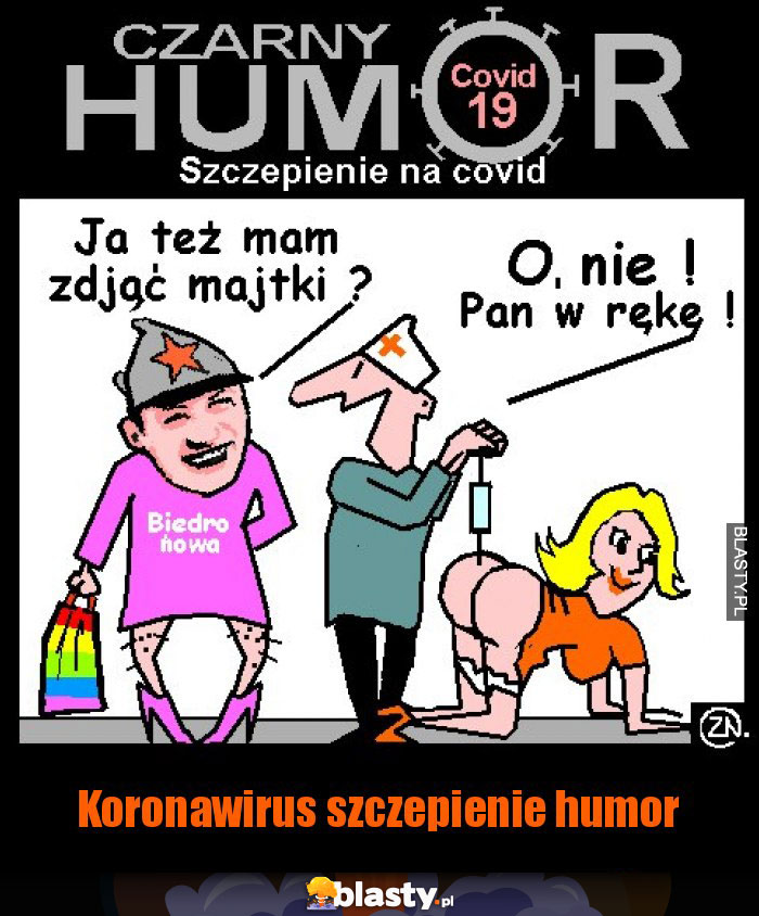 Koronawirus szczepienie humor