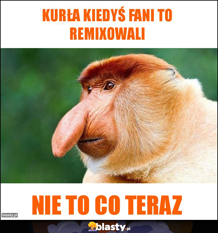 Kurła kiedyś fani to remixowali