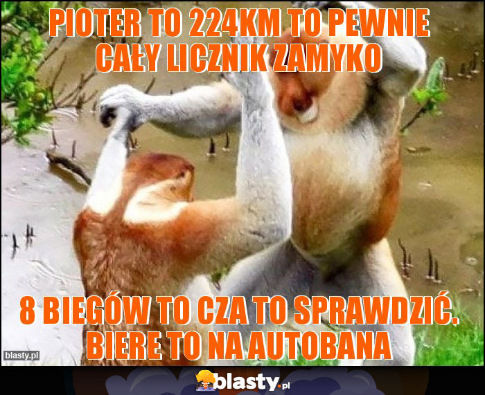 pioter to 224KM to pewnie cały licznik zamyko