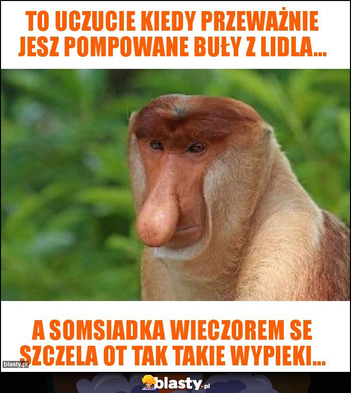 To uczucie kiedy przeważnie jesz pompowane buły z lidla...