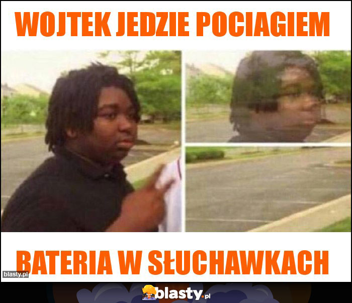 Wojtek jedzie pociagiem