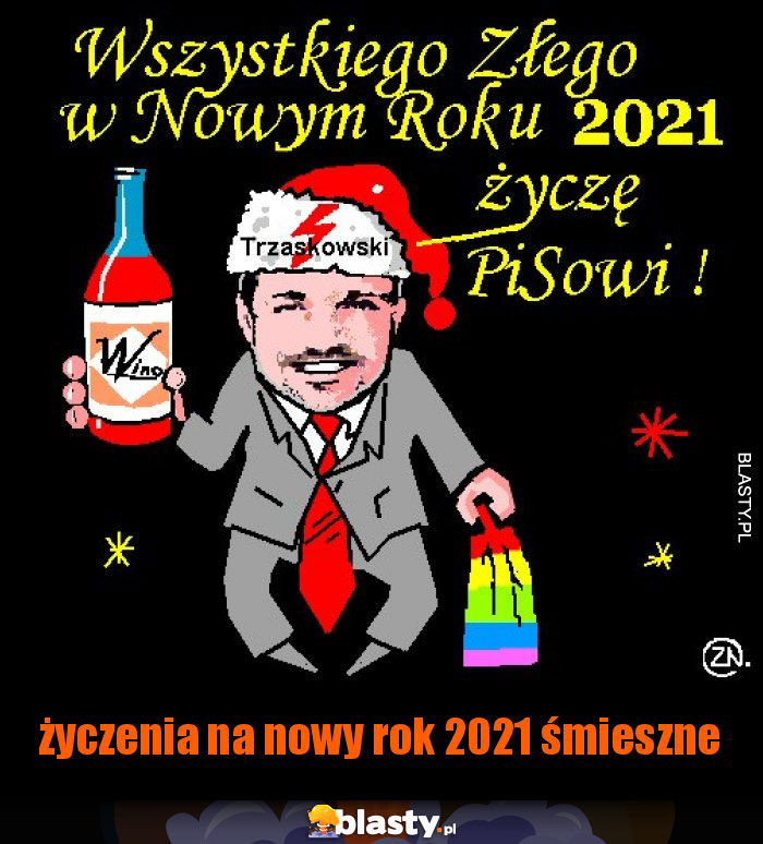 życzenia na nowy rok 2021 śmieszne