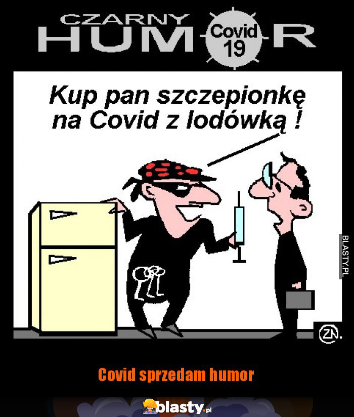 Covid sprzedam humor