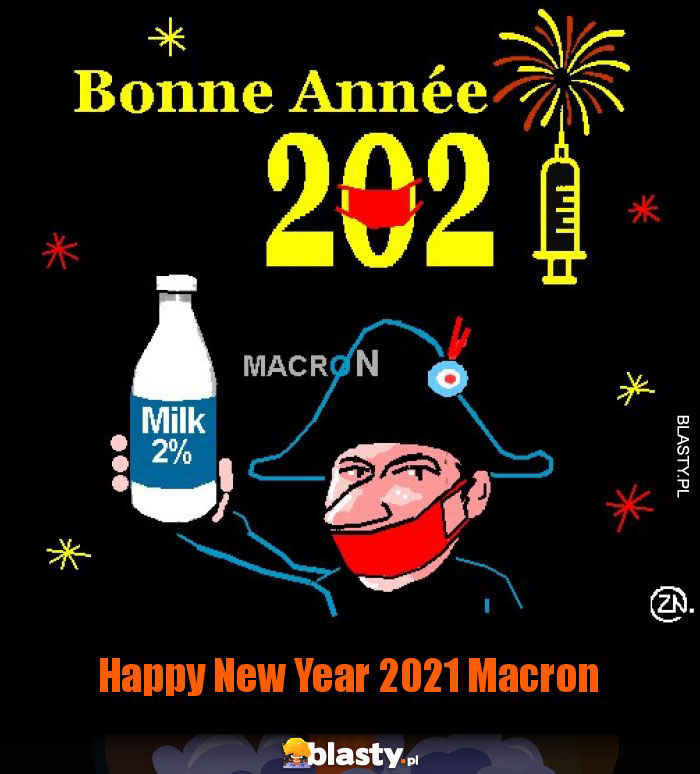 Happy New Year 2021 Macron