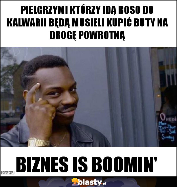 Pielgrzymi którzy idą boso do Kalwarii będą musieli kupić buty na drogę powrotną