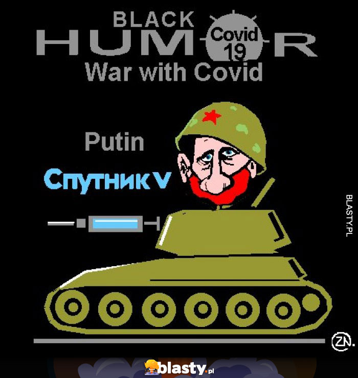 Covid satire cartoon Putin