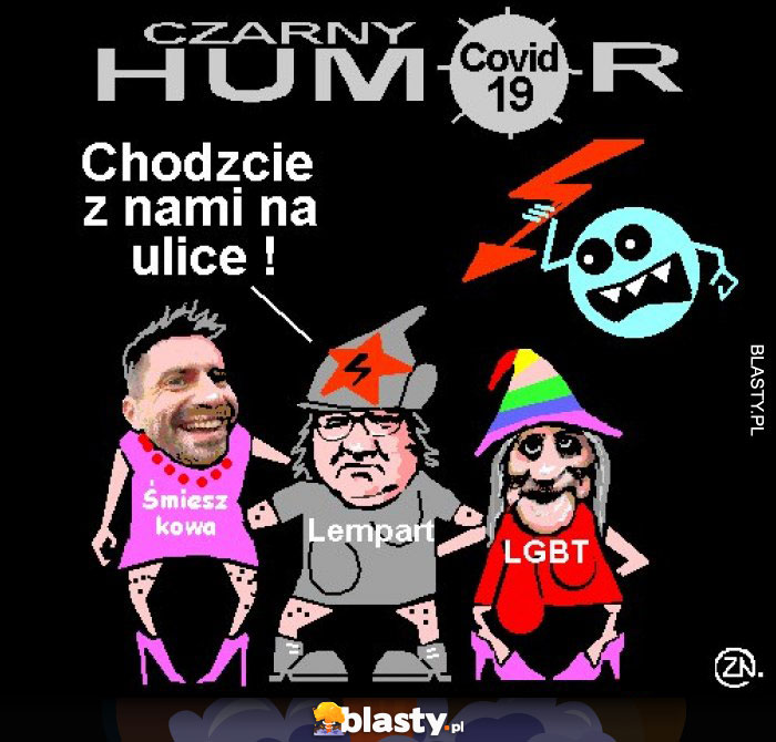 Covid siedż w domu humor