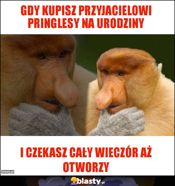 gdy kupisz przyjacielowi pringlesy na urodziny