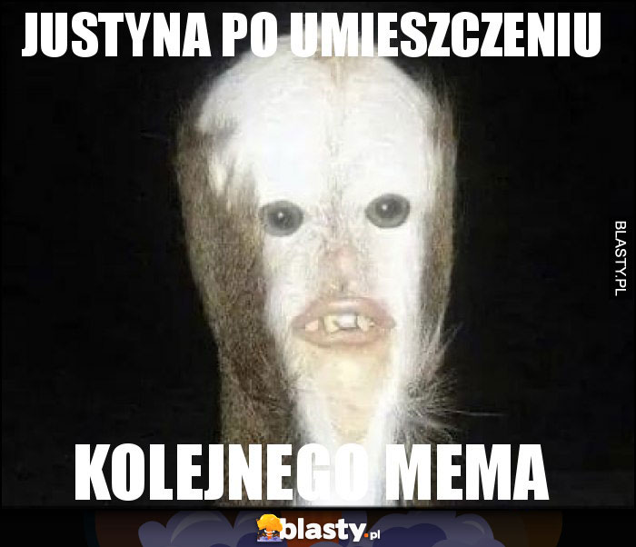 Justyna po umieszczeniu