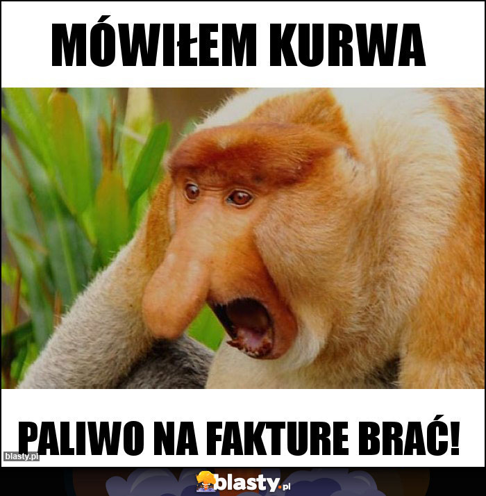 mówiłem kurwa