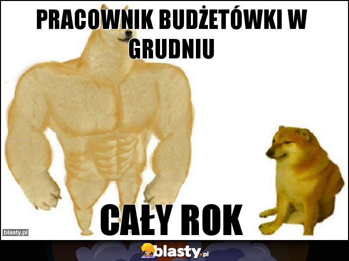 Pracownik budżetówki w grudniu