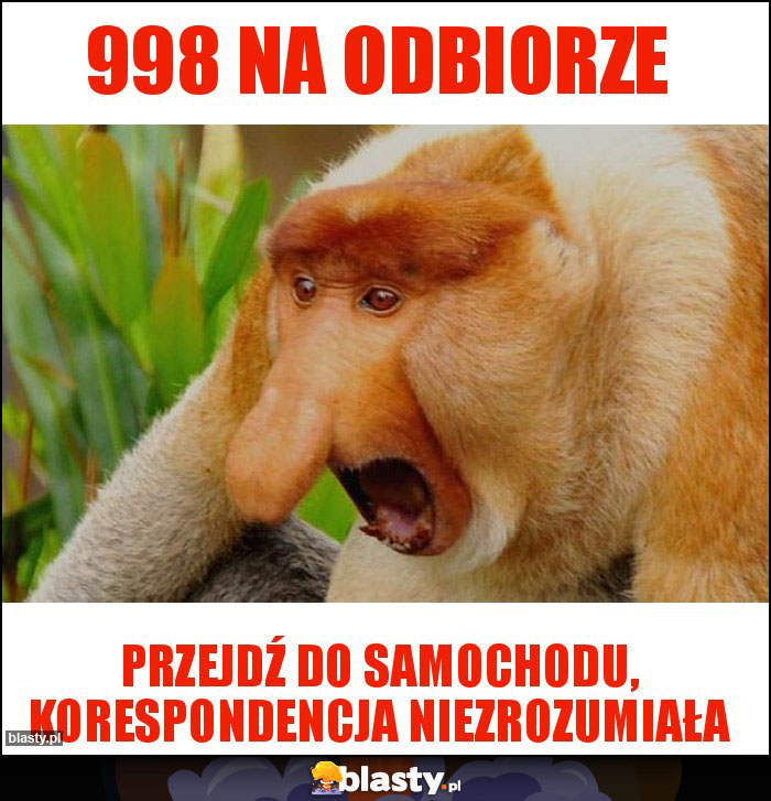 998 na odbiorze