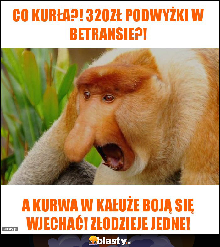 Co kurła?! 320ZŁ podwyżki w betransie?!