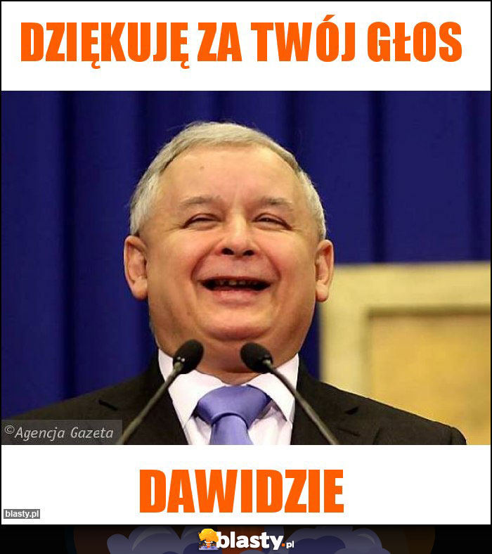 Dziękuję za Twój głos