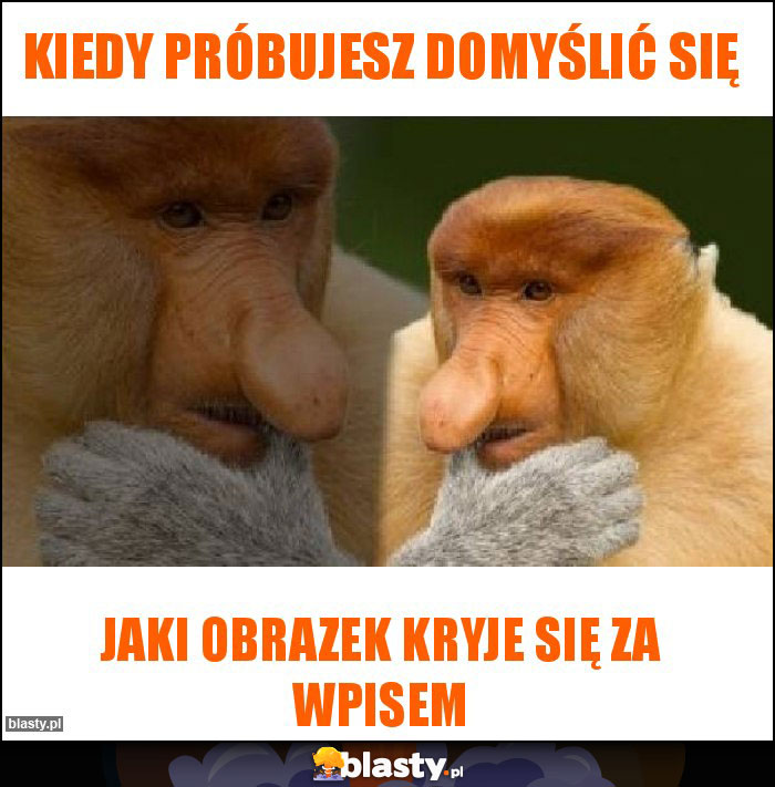 Kiedy próbujesz domyślić się