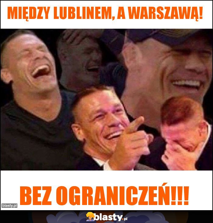 między lublinem, a warszawą!